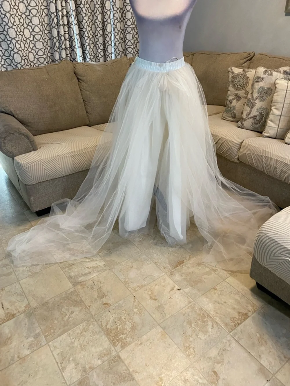 Amazon sheer white